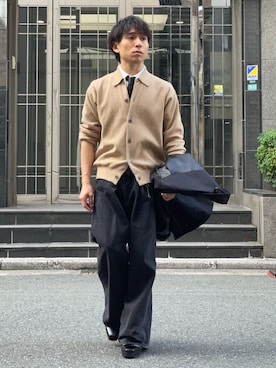 「アイテム（フォーマルスーツ/小物）」を使った、Seijiさん（メンズ・160cm）の秋コーディネート