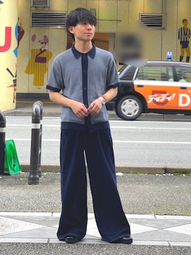 「アイテム（リング）」を使った、Seijiさん（メンズ・160cm）の夏コーディネート