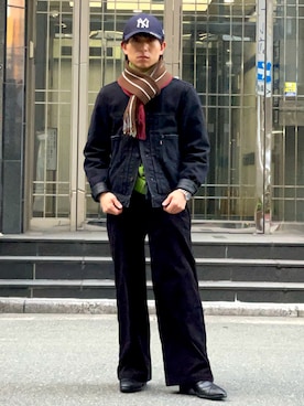 「tk.TAKEO KIKUCHI（ティーケータケオキクチ）のアイテム」を使った、Seijiさん（メンズ・160cm）の冬コーディネート