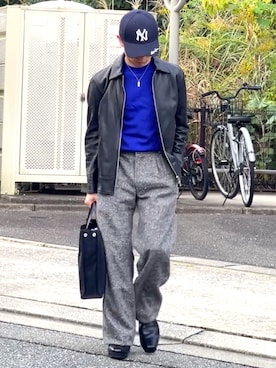 「23区（ニジュウサンク）のアイテム」を使った、Seijiさん（メンズ・160cm）の秋コーディネート