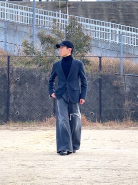 「green label relaxing（グリーンレーベルリラクシング）のアイテム（ジャケット/アウター）」を使った、Seijiさん（メンズ・160cm）の冬コーディネート
