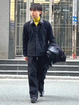 「アイテム（シューズ）」を使った、Seijiさん（メンズ・160cm）の冬コーディネート