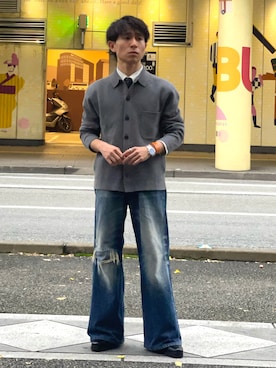 「アイテム（フォーマルスーツ/小物）」を使った、Seijiさん（メンズ・160cm）の秋コーディネート