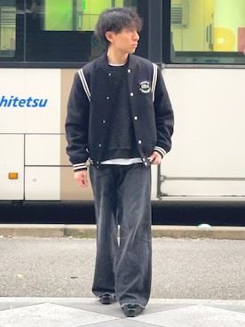 「DIESEL（ディーゼル）のアイテム」を使った、Seijiさん（メンズ・160cm）の秋コーディネート