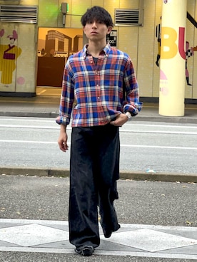 「アイテム（アナログ腕時計）」を使った、Seijiさん（メンズ・160cm）の秋コーディネート