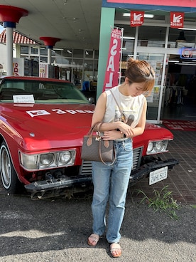 macoさん（レディース・160cm）の夏コーディネート