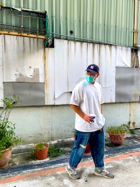 「日系极简」｜TRIBUTO さん（メンズ・184cm）の夏コーディネート