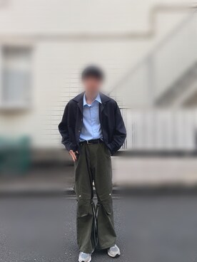 「CASPER JOHN（キャスパージョン）のアイテム（ブルゾン）」を使った、KANT.さん（メンズ・171cm）の春コーディネート