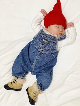 「Polo Ralph Lauren」｜「アイテム（オールインワン・サロペット）」を使った、meyouorangeさん（レディース・156cm）の冬コーディネート