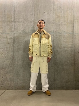 「DIESEL（ディーゼル）のアイテム（ブルゾン）」を使った、KANTAさん（メンズ・180cm）の冬コーディネート
