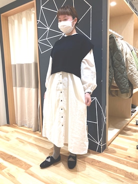 八朔さん（レディース・157cm）の冬コーディネート