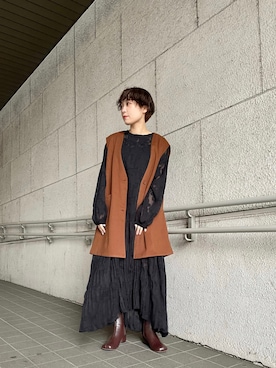 momoko1210さん（レディース・152cm）の冬コーディネート