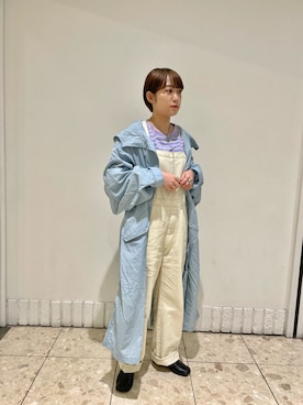「WHIMSIC（ウィムジック）のアイテム（ジャケット/アウター）」を使った、momoko1210さん（レディース・152cm）の冬コーディネート