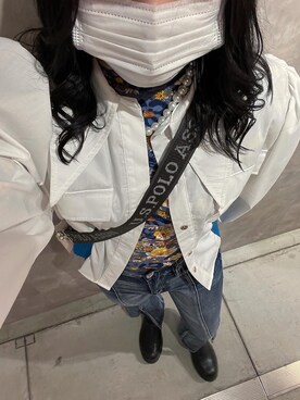 「one way（ワンウェイ）のアイテム（パンツ）」を使った、RIOさん（レディース・165cm）の春コーディネート