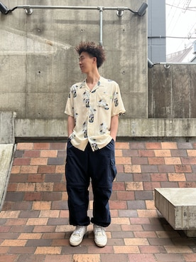 「先取り」｜もとやさん（メンズ・178cm）の春コーディネート