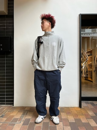 HUF 定番 リージョナル ハーフジップ フリース すぐ届く！ REGIONAL HALF ZIP FLEECE / HUF ハフ ハーフジップ ジップ