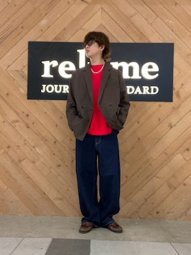 「アイテム（テーラードジャケット）」を使った、pepewearingさん（メンズ・174cm・20代）の秋コーディネート
