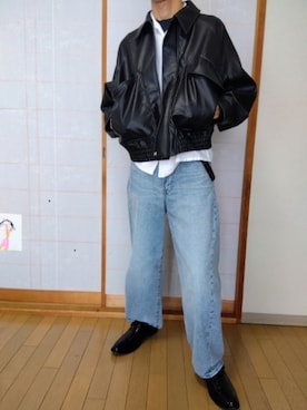 「アイテム（ジャケット/アウター）」を使った、特養介護士さん（メンズ・170cm・40代）の秋コーディネート