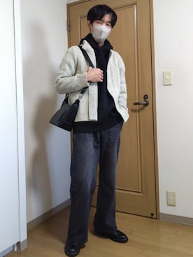 「Eddie Bauer（エディーバウアー）のアイテム」を使った、特養介護士さん（メンズ・170cm）の冬コーディネート