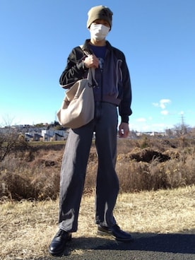 特養介護士さん（メンズ・170cm）の冬コーディネート