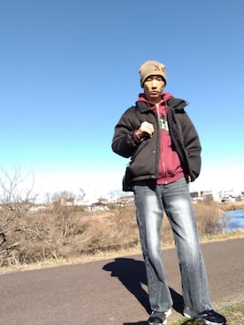 特養介護士さん（メンズ・170cm）の冬コーディネート