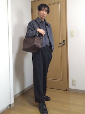 「ROSE BUD（ローズバッド）のアイテム」を使った、特養介護士さん（メンズ・170cm）の冬コーディネート