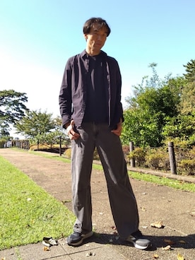 「アイテム（Tシャツ/カットソー）」を使った、特養介護士さん（メンズ・170cm・40代）の秋コーディネート