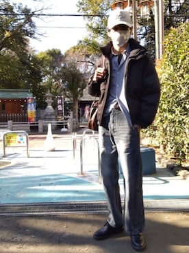 特養介護士さん(メンズ・170cm)の冬コーディネート