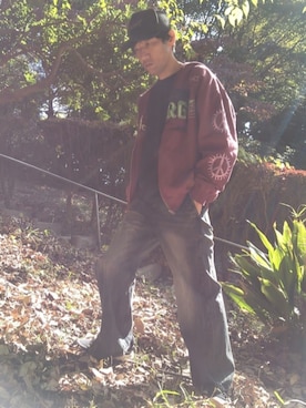 特養介護士さん（メンズ・170cm・40代）の秋コーディネート