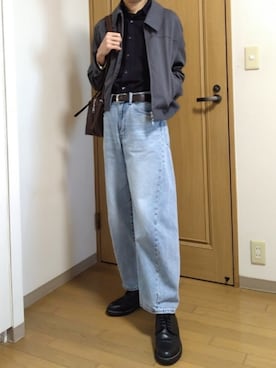 「UNIVERSAL OVERALL（ユニバーサルオーバーオール）のアイテム」を使った、特養介護士さん（メンズ・170cm）の冬コーディネート