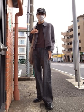 特養介護士さん（メンズ・170cm）の冬コーディネート