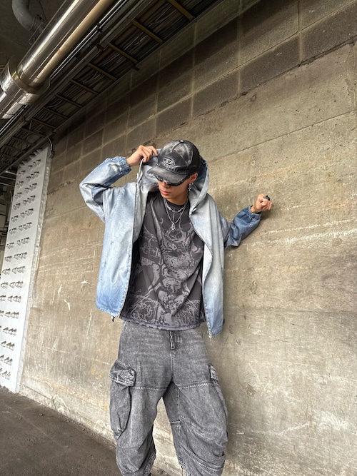 パンツ DIESEL D-Arne-Short-S D-ARNE-SHORT-S Long shorts in denim with cargo pockets