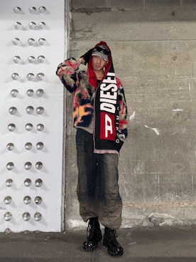 松尾風音さん（メンズ・180cm）の冬コーディネート