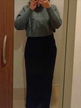 「AMELY（エミリー）のアイテム」を使った、ぴのさん（レディース・155cm）の冬コーディネート