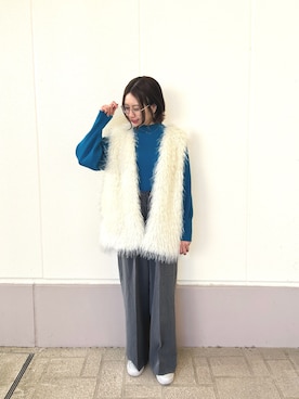 MINAMIさん（レディース・155cm）の冬コーディネート