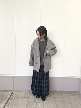 MINAMIさん（レディース・155cm）の冬コーディネート