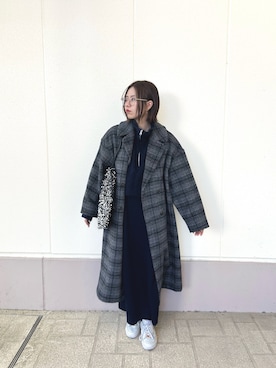 MINAMIさん（レディース・155cm）の冬コーディネート