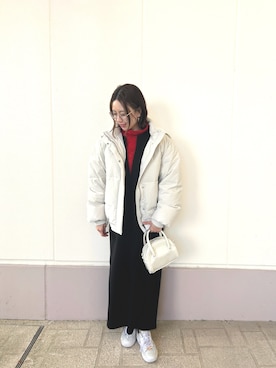 MINAMIさん（レディース・155cm）の冬コーディネート