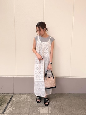 MINAMIさん(レディース・155cm)の夏コーディネート