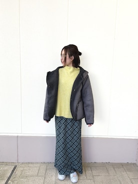 MINAMIさん（レディース・155cm）の冬コーディネート