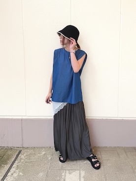 MINAMIさん(レディース・155cm)の夏コーディネート
