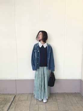 MINAMIさん（レディース・155cm）の冬コーディネート