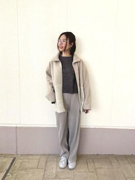 MINAMIさん(レディース・155cm)の冬コーディネート