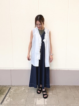 MINAMIさん(レディース・155cm)の夏コーディネート
