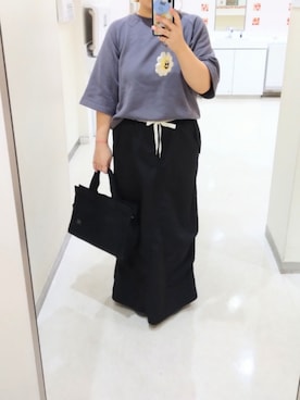 「アイテム（ブレスレット）」を使った、ホシコさん（レディース・153cm）の秋コーディネート