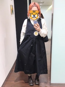 「アイテム（その他シューズ）」を使った、ホシコさん（レディース・153cm）の冬コーディネート