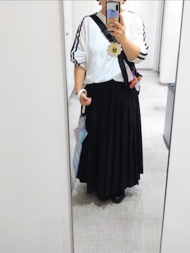 「アイテム（レインシューズ）」を使った、ホシコさん（レディース・153cm）の秋コーディネート