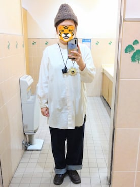「アイテム（その他シューズ）」を使った、ホシコさん（レディース・153cm）の秋コーディネート