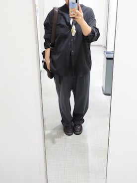 「アイテム（腕時計）」を使った、ホシコさん（レディース・153cm）の秋コーディネート