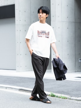 uedaさん(メンズ・170cm)の夏コーディネート